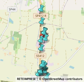 Mappa Frazione Ca' Verde, 29011 Borgonovo Val Tidone PC, Italia (1.1055)