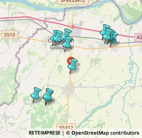 Mappa Frazione Ca' Verde, 29011 Borgonovo Val Tidone PC, Italia (3.825)