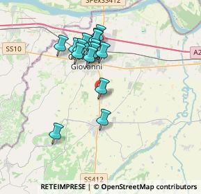 Mappa Frazione Ca' Verde, 29011 Borgonovo Val Tidone PC, Italia (3.215)