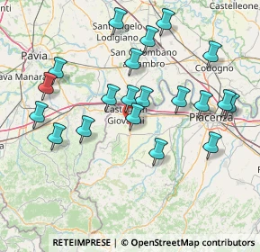 Mappa Frazione Ca' Verde, 29011 Borgonovo Val Tidone PC, Italia (15.656)