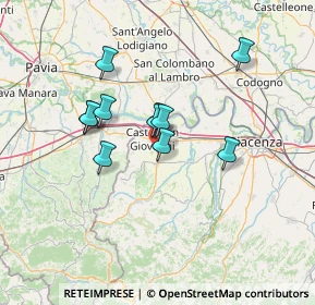 Mappa Frazione Ca' Verde, 29011 Borgonovo Val Tidone PC, Italia (10.85182)