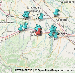 Mappa Frazione Ca' Verde, 29011 Borgonovo Val Tidone PC, Italia (11.93188)
