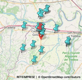 Mappa Frazione Ca' Verde, 29011 Borgonovo Val Tidone PC, Italia (6.015)