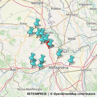 Mappa SS 31, 15040 Mirabello Monferrato AL (12.09538)