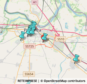 Mappa Via Div. Partigiana Val Nure, 29122 Piacenza PC, Italia (3.67091)