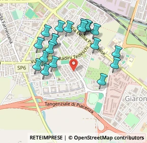 Mappa Via Div. Partigiana Val Nure, 29122 Piacenza PC, Italia (0.4615)