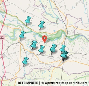 Mappa Via E. Fermi, 46020 Quingentole MN, Italia (7.10929)