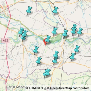 Mappa Via E. Fermi, 46020 Quingentole MN, Italia (9.245)