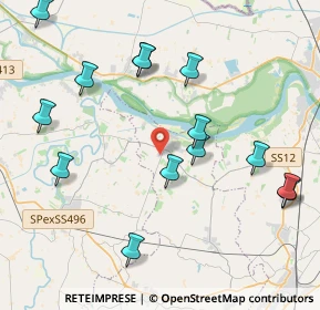 Mappa Via E. Fermi, 46020 Quingentole MN, Italia (4.605)