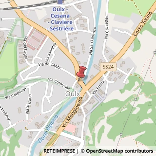 Mappa corso Montenero, 17/A, 10056 Oulx, Torino (Piemonte)