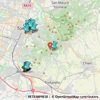 Mappa Strada della Vetta, 10020 Torino TO (5.08842)