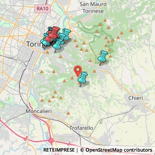 Mappa Strada della Vetta, 10020 Pecetto Torinese TO, Italia (4.391)