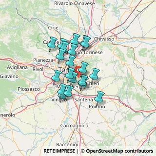 Mappa Strada della Vetta, 10020 Torino TO (9.91)