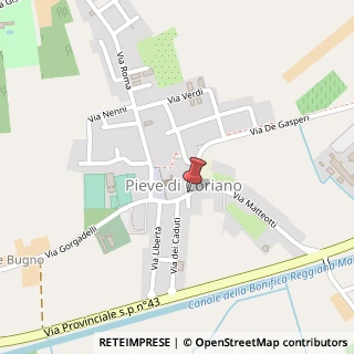 Mappa Via Giacomo Matteotti,  8, 46020 Pieve di Coriano, Mantova (Lombardia)