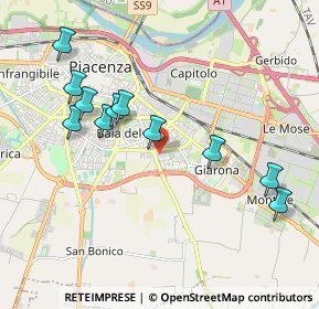 Mappa Via Renato Zani, 29122 Piacenza PC, Italia (1.99455)