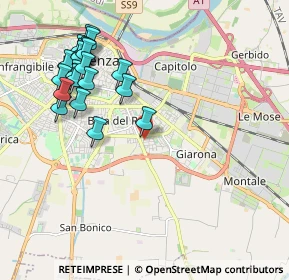 Mappa Via Renato Zani, 29122 Piacenza PC, Italia (2.208)