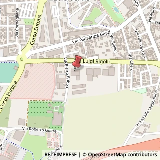 Mappa Via Luigi Rigolli, 58, 29122 Piacenza, Piacenza (Emilia Romagna)