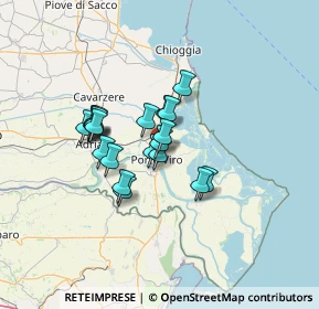 Mappa Via Dosso, 45014 Porto Viro RO, Italia (9.6125)