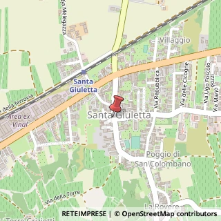 Mappa Via Martiri della Liberta, 50, 27046 Santa Giuletta, Pavia (Lombardia)