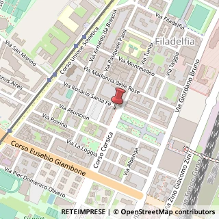 Mappa Piazza Tancredi Galimberti, 5, 10134 Torino, Torino (Piemonte)
