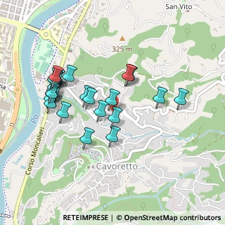 Mappa Strada Comunale Val Pattonera, 10133 Torino TO, Italia (0.464)