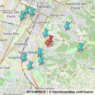 Mappa Strada Comunale Val Pattonera, 10133 Torino TO, Italia (2.26545)