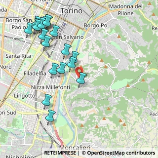 Mappa Strada Comunale Val Pattonera, 10133 Torino TO, Italia (2.44789)