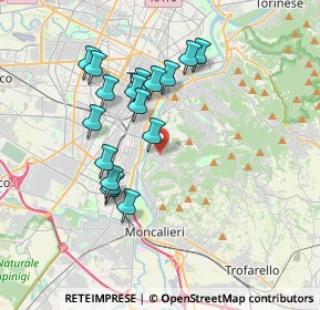 Mappa Strada Comunale Val Pattonera, 10133 Torino TO, Italia (3.34118)