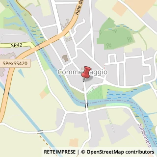Mappa Via G. Garibaldi, 15, 46010 Commessaggio, Mantova (Lombardia)