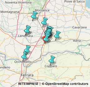 Mappa 45100 Punto 13 RO, Italia (9.21625)