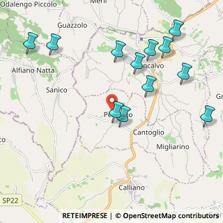 Mappa Via Corzini, 14030 Penango AT, Italia (2.37667)