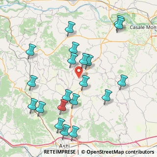 Mappa Via Corzini, 14030 Penango AT, Italia (9.044)