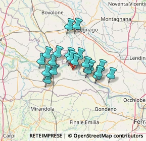 Mappa 46020 Carbonara di Po MN, Italia (9.5595)
