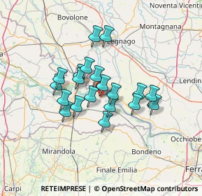 Mappa 46020 Carbonara di Po MN, Italia (10.2895)