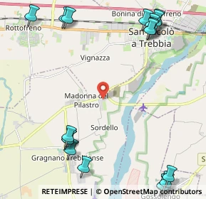 Mappa Via dell' Industria, 29010 Gragnano Trebbiense PC, Italia (3.244)