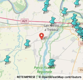 Mappa Via dell' Industria, 29010 Gragnano Trebbiense PC, Italia (6.6475)