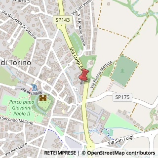 Mappa Via einaudi luigi 154, 10040 Rivalta di Torino, Torino (Piemonte)
