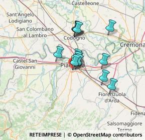 Mappa Via Bartolomeo Bagarotti, 29122 Piacenza PC, Italia (9.91571)