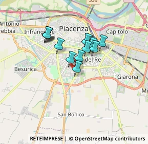 Mappa Via Bartolomeo Bagarotti, 29122 Piacenza PC, Italia (1.32933)