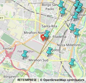 Mappa Via Giacomo Dina, 10135 Torino TO, Italia (3.06786)