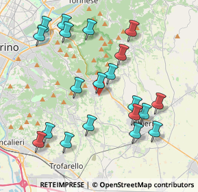 Mappa Via Tiziano, 10025 Pino Torinese TO, Italia (4.2625)