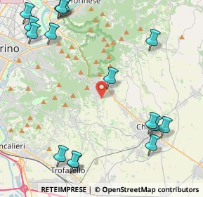 Mappa Via Tiziano, 10025 Pino Torinese TO, Italia (5.89625)