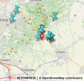 Mappa Via Tiziano, 10025 Pino Torinese TO, Italia (2.48091)