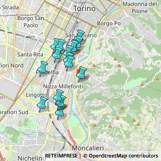 Mappa Via Macrino D'Alba, 10133 Torino TO, Italia (1.67882)
