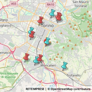 Mappa Via Macrino D'Alba, 10133 Torino TO, Italia (4.06091)