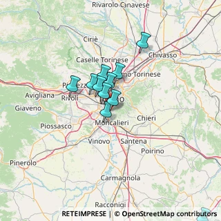 Mappa Via Macrino D'Alba, 10133 Torino TO, Italia (11.27909)