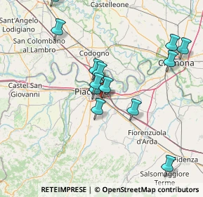 Mappa Via Stradiotti, 29122 Piacenza PC, Italia (14.89692)