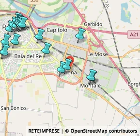 Mappa Via Stradiotti, 29122 Piacenza PC, Italia (2.8555)