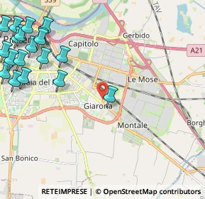 Mappa Via Stradiotti, 29122 Piacenza PC, Italia (3.22579)