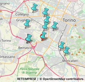 Mappa Corso Orbassano, 10135 Torino TO, Italia (3.25455)